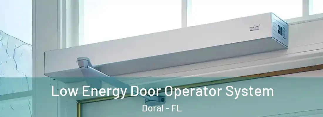 Low Energy Door Operator System Doral - FL